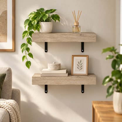 Modern Floating Display Shelves Set