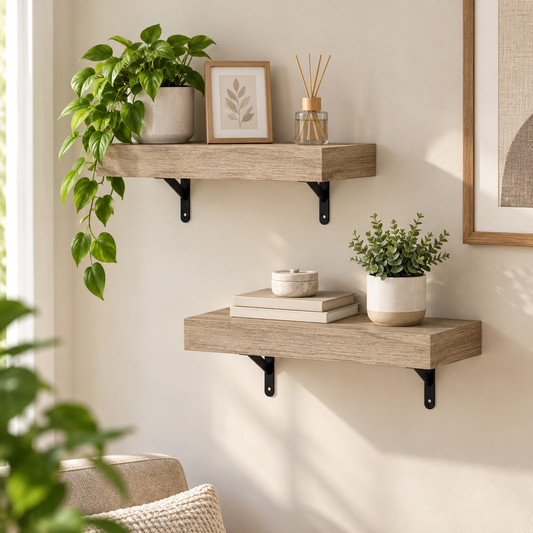 Modern Floating Display Shelves Set